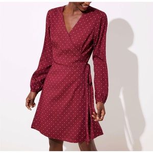 NWT Loft Star Wrap Dress